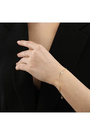 دستبند طلا زرد زنانه 14 عیار Siora Jewelry - کد 906410232