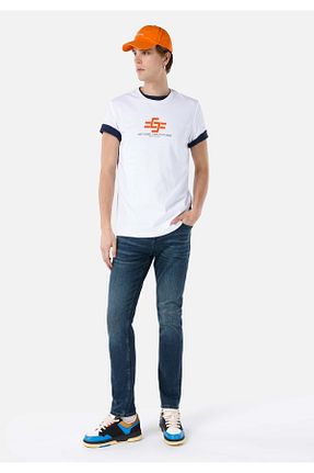 شلوار جین آبی مردانه پاچه تنگ Colin’s - کد 802074040