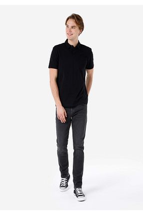 شلوار جین مشکی مردانه پاچه تنگ Colin’s - کد 802074485