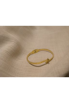 دستبند استیل (فولاد) زرد استیل ضد زنگ SOFT - کد 919807921