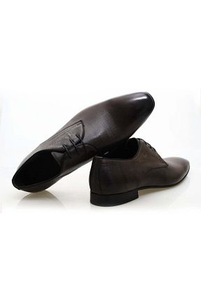 کفش کلاسیک طوسی مردانه پاشنه کوتاه (1 - 4 سانتی متر) Butik - کد 919808095