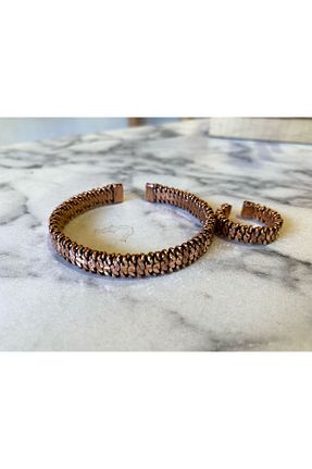 دستبند جواهر متالیک زنانه PARLA BAKIR - کد 919827701