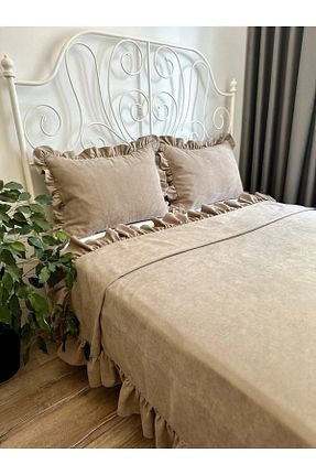 روتختی دونفره بژ 240 x 250 SEPETLESENE ONLİNE STORE - کد 919825293