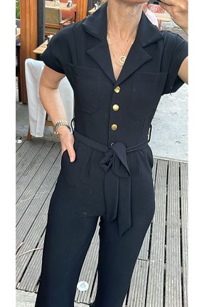 سرهمی مشکی زنانه آستین کوتاه OLDER BUTİK - کد 919855670