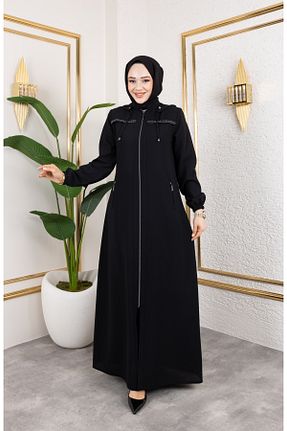 کلاه و ابایا مشکی زنانه پنبه پلی استر Butik - کد 919869955