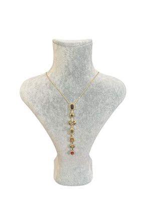 گردنبند استیل ( فولاد ) طلائی زنانه استیل (فولاد) Asteria Jewelry - کد 891886184