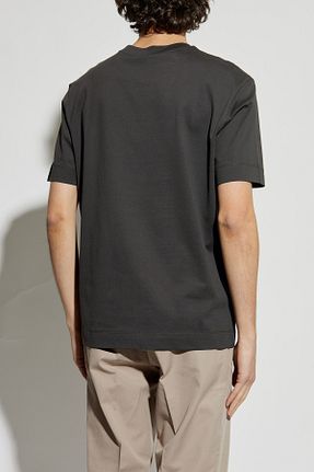 تیشرت طوسی مردانه رگولار Emporio Armani - کد 919897991