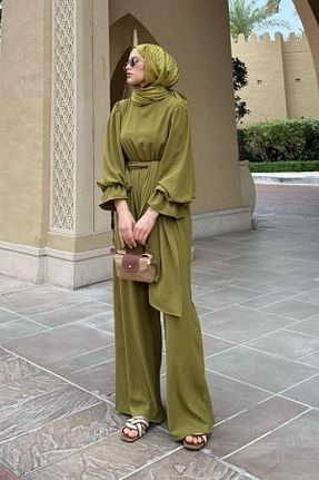 سرهمی حجاب سبز رگولار Şulemoda Giyim - کد 919907051