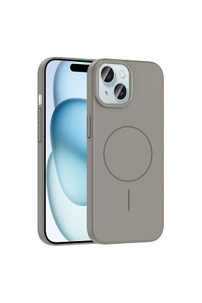 کاور و قاب طوسی iPhone 15 Nezih Case - کد 920342700