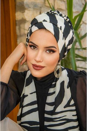 کلاه شنای حجاب نباتی زنانه Aişe Tesettür - کد 851032396