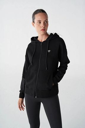 سوئیشرت مشکی زنانه ساده hummel - کد 799454301