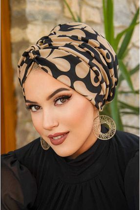 کلاه شنای حجاب مشکی زنانه Aişe Tesettür - کد 860934122