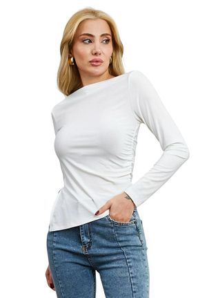 بلوز نباتی زنانه ساده SDS - کد 919936274