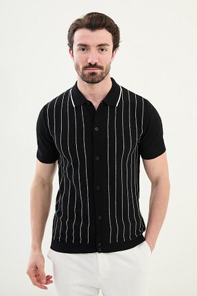 پلیور مشکی مردانه اسلیم فیت Mcr - کد 919960008