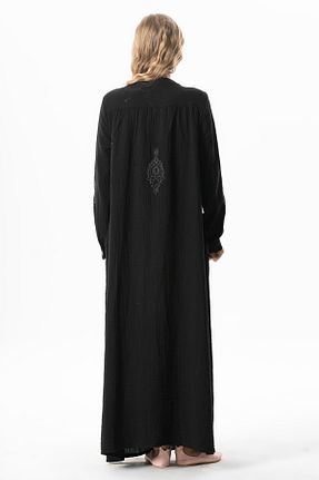 کلاه و ابایا مشکی زنانه پنبه ای Eliş Şile Bezi - کد 919960409