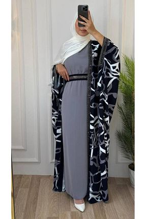 کلاه و ابایا طوسی زنانه Tebrikler tekstil - کد 854055069