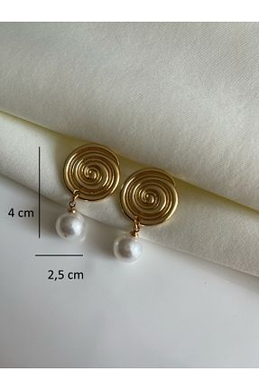 گوشواره جواهر زرد Nilsu Jewellery Accessory - کد 919967651