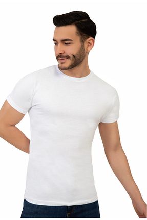تیشرت سفید مردانه رگولار Polo State - کد 817265164