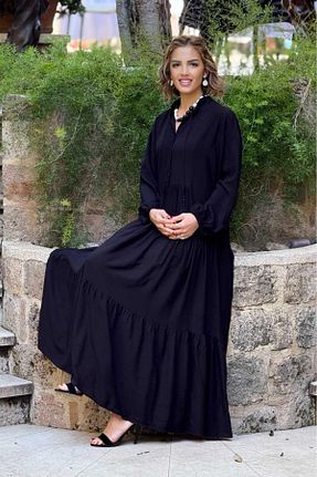 لباس مشکی زنانه بافتنی Nevin Kaya Moda - کد 920006520