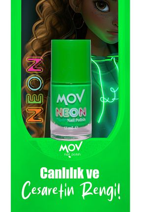 لاک ناخن سبز mov - کد 833863245