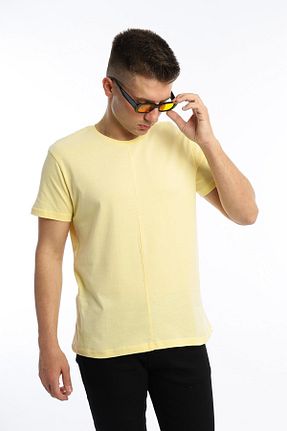 تیشرت زرد مردانه رگولار Polo State - کد 820482055