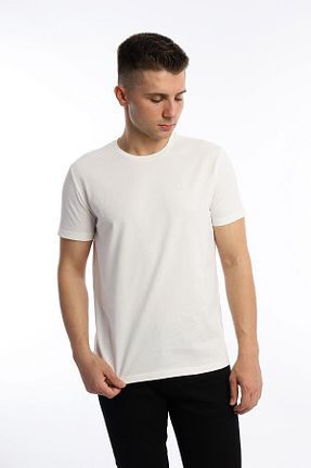تیشرت سفید مردانه رگولار Polo State - کد 820481937