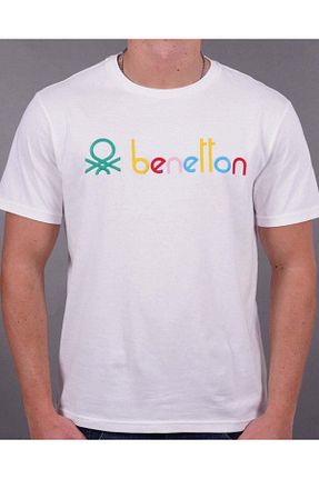 تیشرت سفید مردانه رگولار United Colors of Benetton - کد 825923057