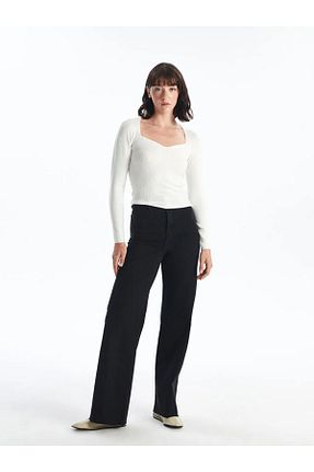شلوار مشکی زنانه پنبه ای LC Waikiki - کد 880246624