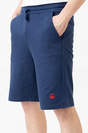 شلوارک و برمودا سرمه ای مردانه رگولار United Colors of Benetton - کد 848880281