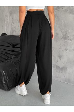 شلوار مشکی زنانه پنبه پلی استر winmoda - کد 921075512