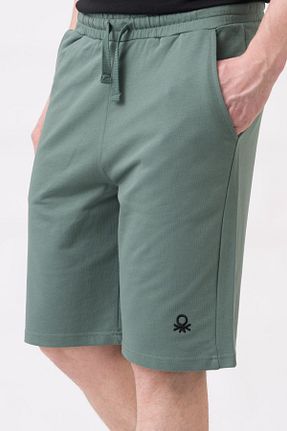 شلوارک و برمودا خاکی مردانه رگولار United Colors of Benetton - کد 848880283