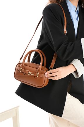 کیف دوشی قهوه ای زنانه چرم مصنوعی NWR BAGS - کد 920036795