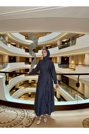 لباس سرمه ای زنانه بافتنی Molly Nelly - کد 920043376
