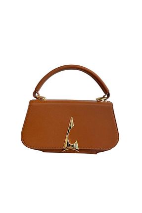 کیف دوشی قهوه ای زنانه چرم مصنوعی TUFAN SHOES - کد 920057624