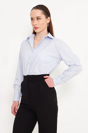 پیراهن آبی زنانه رگولار Keshka - کد 920072136