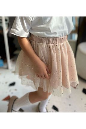 دامن صورتی بچه گانه پنبه ای Pink Hippo Kids - کد 921677974