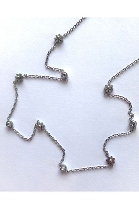 گردنبند استیل ( فولاد ) طوسی زنانه استیل (فولاد) AurorAccessory - کد 920116708