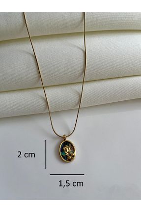 گردنبند استیل ( فولاد ) طلائی بچه گانه استیل (فولاد) Nilsu Jewellery Accessory - کد 886344440