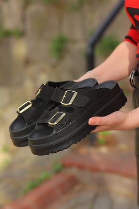 دمپائی اسپرت مشکی زنانه جیر otuzbesshoes - کد 920132656