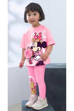 ست بالاتنه و پائین تنه صورتی بچه گانه بافتنی Pinkitokids - کد 921136612