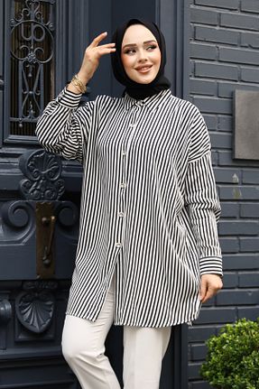 تونیک حجاب مشکی زنانه ویسکون Neva Style - کد 920150326