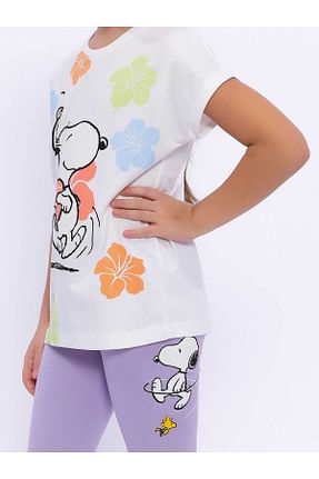 ست بالاتنه و پائین تنه بژ بچه گانه بافت SNOOPY - کد 239278799