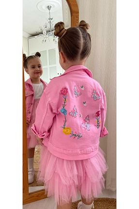 کت صورتی بچه گانه اسلیم Çamur Kids - کد 903307574