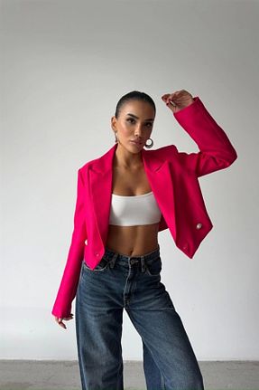 بلوز صورتی زنانه ساده Genel Markalar - کد 930011499