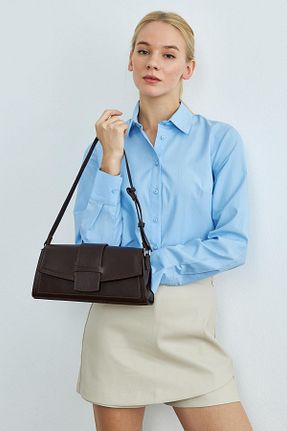 کیف دوشی قهوه ای زنانه چرم مصنوعی Cosy Bag - کد 785895131