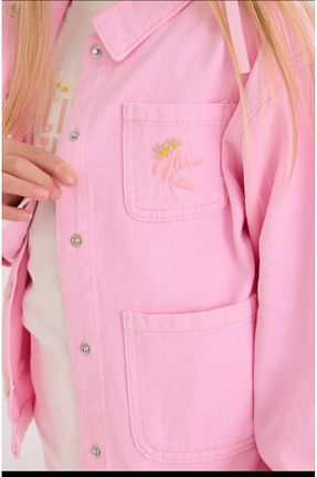 ست بالاتنه و پائین تنه صورتی بچه گانه بافتنی Ake Butik - کد 921154873