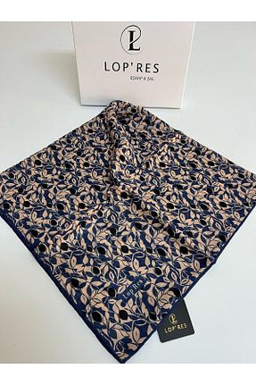 روسری سرمه ای %100 پنبه LOPRES - کد 920226574
