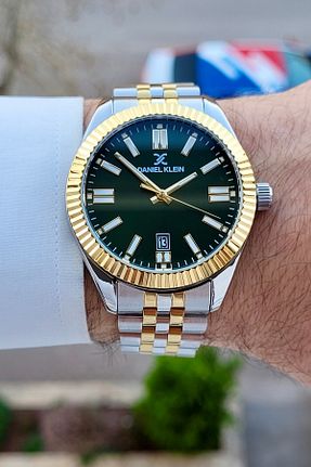 ساعت مچی زرد مردانه 42 میلی متر Daniel Klein - کد 921531645