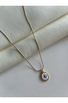 گردنبند استیل ( فولاد ) زرد استیل (فولاد) Nilsu Jewellery Accessory - کد 902332628