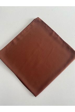 روسری قهوه ای کرپ Asmira - کد 920230970